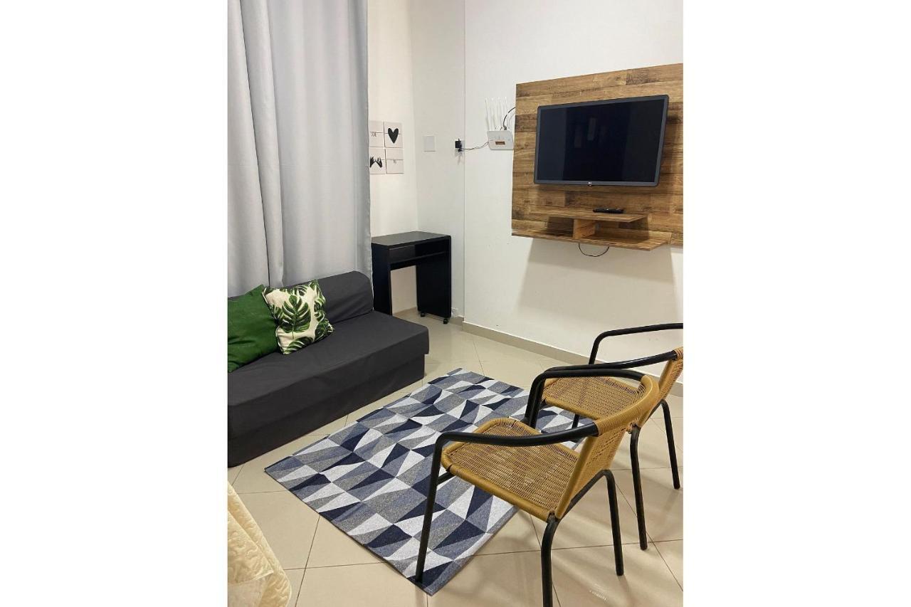 Estudio Charmoso Um Minuto A Pe Do Mar Guaruja Bagian luar foto